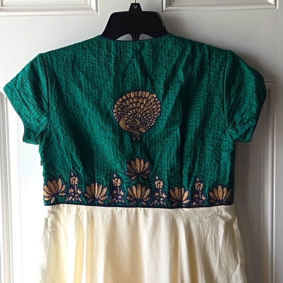 Biba by Rohit Bal Indian Anarkali Maxi Dress with Scarf - Picture 6 of 12